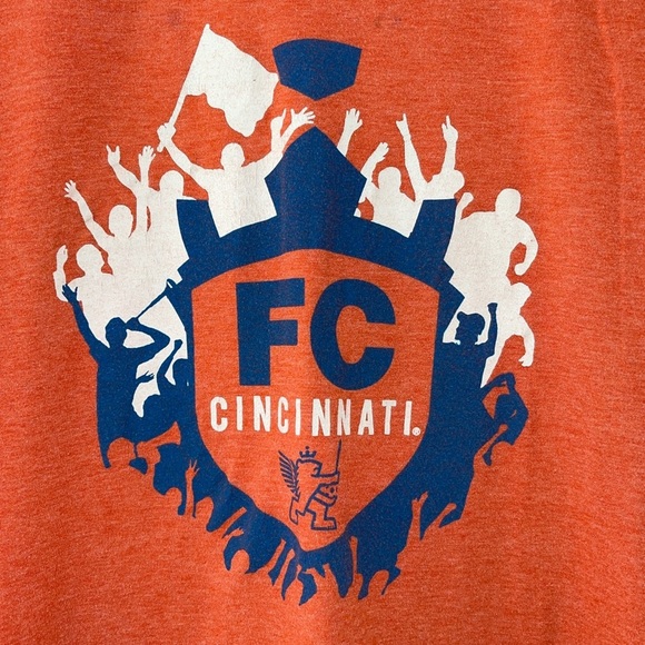 FC Cincinnati Soccer Crew Cotton T-Shirt - Picture 11 of 12